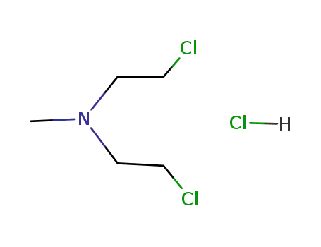Molecular Structure of 55-86-7 (Chlormethine hydrochloride)