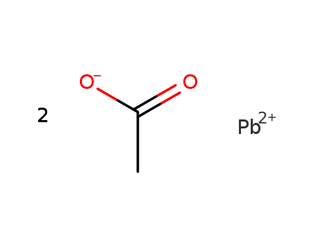 Molecular Structure of 301-04-2 (LEAD ACETATE)