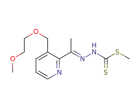 methyl (E)-2-(1-(3-((2-methoxyethoxy)methyl)pyridin-2-yl)ethylidene)hydrazine-1-carbodithioate