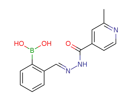 (E)-(2-((2-(2-methylisonicotinoyl)hydrazineylidene)methyl)phenyl)boronic acid