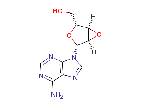 2627-64-7,9-(2,3-Anhydro-.beta.-D-ribofuranosyl)-Adenine,3,6-Dioxabicyclo[3.1.0]hexane,adenosine deriv.; 2',3'-Anhydroadenosine; 9-(2',3'-Anhydro-b-D-ribofuranosyl)adenine