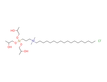 dimethyloctadecyl-[3-[tris(2-hydroxypropoxy)silyl]propyl]ammonium chloride