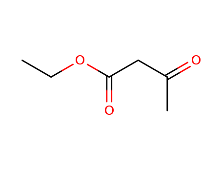 141-97-9,Ethyl acetoacetate,Ethyl beta-ketobutyrate;FEMA No. 2415;Acetoacetic ester;Ethyl 3-oxobutyrate;Active acetyl acetate;3-Oxobutanoic acid ethyl ester;Ethyl acetylacetate;Ethylester kyseliny acetoctove [Czech];Acetoctan ethylnaty [Czech];1-Ethoxybutane-1,3-dione;Active acetylacetate;Butanoic acid, 3-oxo-, ethyl ester;Ethyl 3-oxobutanoate;