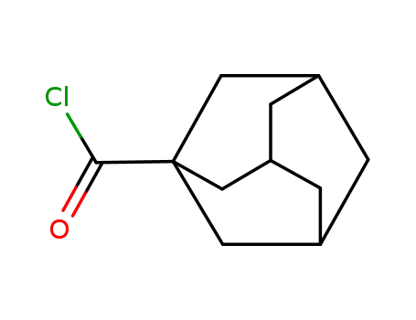 Molecular Structure of 2094-72-6 (1-Adamantanecarbonyl chloride)