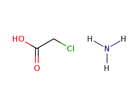 Molecular Structure of 15455-96-6 (Ammonium-monochloracetat)