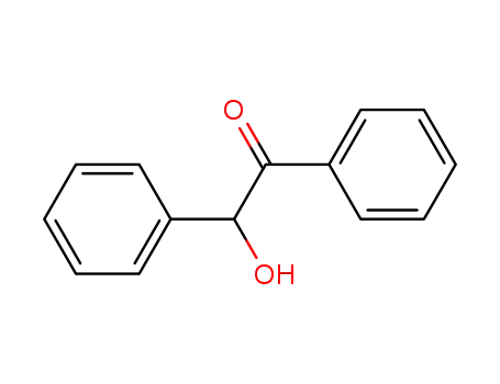 Molecular Structure of 119-53-9 (2-Hydroxy-2-phenylacetophenone)