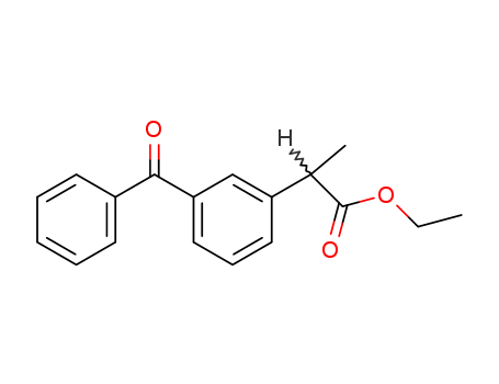 Benzeneacetic acid, 3-benzoyl-a-methyl-, ethyl ester