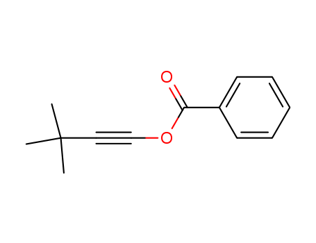 Molecular Structure of 104911-35-5 (1-Butyn-1-ol, 3,3-dimethyl-, benzoate)
