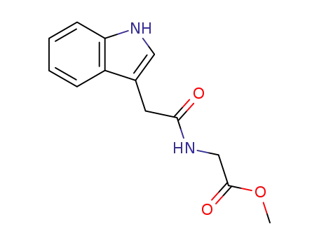 methyl [(1H-indol-3-ylacetyl)amino]acetate
