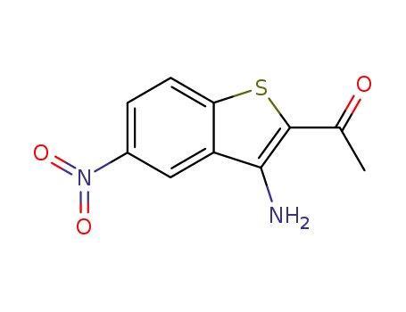 2-acetyl-3-amino-5-nitrobenzothiophen