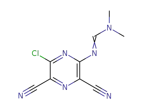 6-chloro-3,5-dicyano-2-<<(dimethylamino)methylene>amino>pyrazine