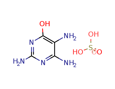 35011-47-3,2,4,5-Triamino-6-hydroxypyrimidine sulfate,2,5,6-Triamino-4-pyrimidol sulfate;6-Hydroxy-2,4,5-triaminopyrimidine sulfatehydrate;4 (1H)-Pyrimidinone, 2,5, 6-triamino-, sulfate (1:1);