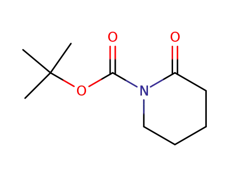Molecular Structure of 85908-96-9 (N-Boc-2-piperidone)
