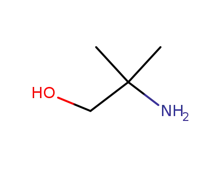 Molecular Structure of 124-68-5 (2-Amino-2-methyl-1-propanol)