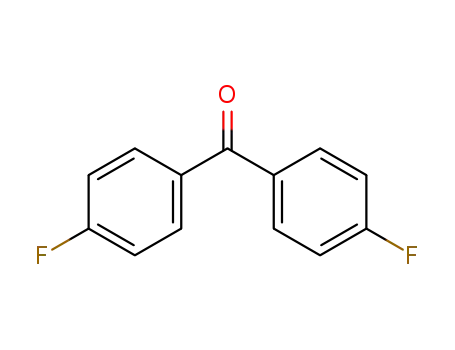 Molecular Structure of 345-92-6 (Bis(4-fluorophenyl)-methanone)