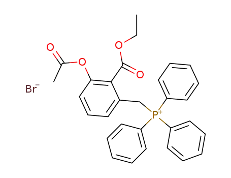 (3-acetyloxy-2-ethoxycarbonylbenzyl)-triphenylphosphonium bromide