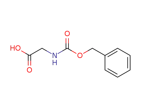 Molecular Structure of 1138-80-3 (N-Carbobenzyloxyglycine)