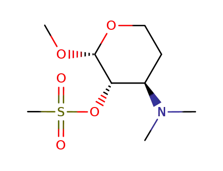 dimethylamino-3-O-methanesulfonyl-2-didesoxy-3,4-β-D,L-threo-pentopyranoside de methyle