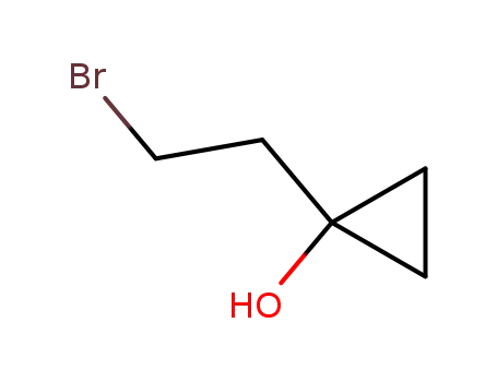 Molecular Structure of 128312-82-3 (Cyclopropanol, 1-(2-bromoethyl)-)