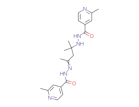 4-methyl-4-[N'-(2-methyl-isonicotinoyl)-hydrazino]-pentan-2-one-(2-methyl-isonicotinoylhydrazone)