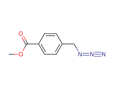 Molecular Structure of 94341-53-4 (Benzoic acid, 4-(azidomethyl)-, methyl ester)