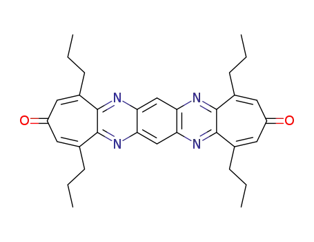 1,5,9,13-tetrapropyl-dicyclohepta<5,6:b>pyrazino<2,3-g>quinoxaline-3,11-dione