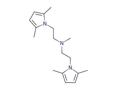 N,N di(dimethyl-2,5 pyrolido-2 ethyl), N methylamine