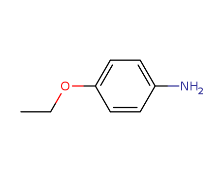 156-43-4,Phenetidine,p-Phenetidine(8CI);1-Amino-4-ethoxybenzene;4-Aminophenetole;4-Ethoxyaniline;4-Ethoxybenzenamine;4-Ethoxyphenylamine;4-Phenetidine;NSC 3116;p-Aminophenetole;p-Ethoxyaniline;p-Ethoxyphenylamine;p-Phenetidin;