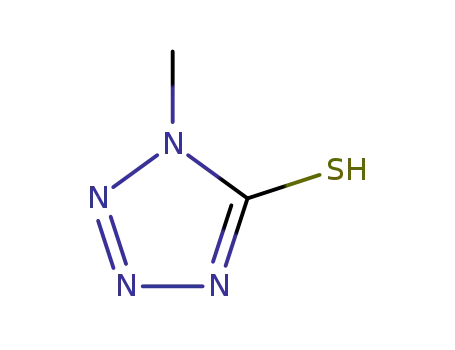 Molecular Structure of 13183-79-4 (5-Mercapto-1-methyltetrazole)