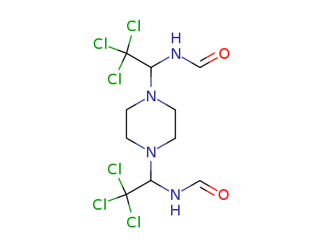 Formamide,N,N'-[1,4-piperazinediylbis(2,2,2-trichloroethylidene)]bis-