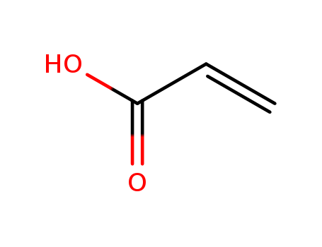 79-10-7,Acrylic acid,Acide acrylique;Acroleic acid;Ethylenecarboxylic acid;NSC 4765;Propenoicacid;Vinylformic acid;2-Propenoic acid;Glacial acrylic acid;Propenoic acid;Glacial Acrylic Acid (AA);