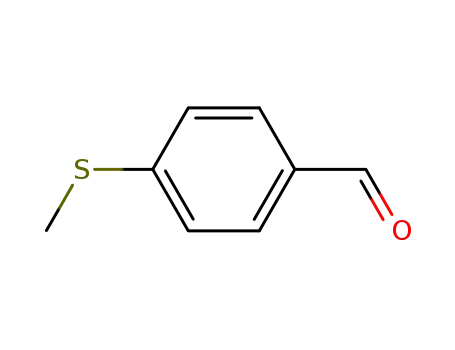 Molecular Structure of 3446-89-7 (4-(Methylthio)benzaldehyde)