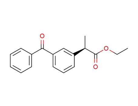 (R)-(-)-2-(3-benzoylphenyl)propionic acid ethyl ester