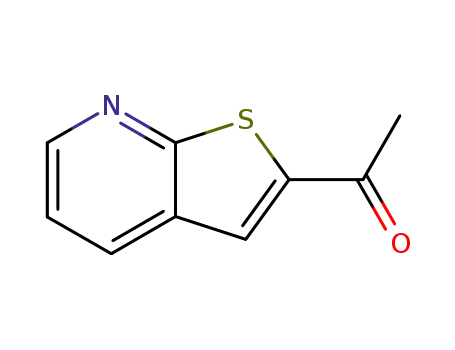 Molecular Structure of 18354-56-8 (1-(thieno[2,3-b]pyridin-2-yl)ethanone)