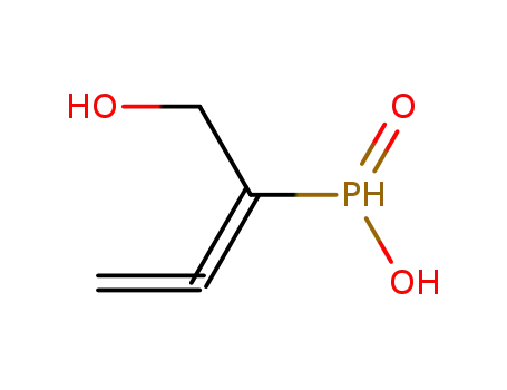 Molecular Structure of 93295-59-1 (Phosphinic acid, [1-(hydroxymethyl)-1,2-propadienyl]-)