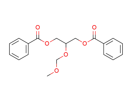 Molecular Structure of 110874-21-0 (2-(Methoxymethoxy)-1,3-propanediyl Dibenzoate)