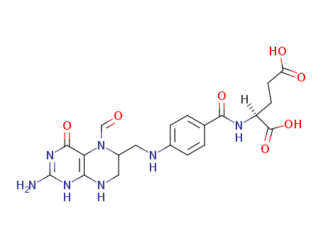 L-Glutamic acid,N-[4-[[(2-amino-5-formyl-3,4,5,6,7,8-hexahydro-4-oxo-6-pteridinyl)methyl]amino]benzoyl]-
