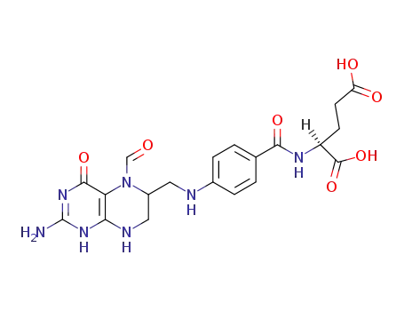 Molecular Structure of 58-05-9 (Folinic acid)