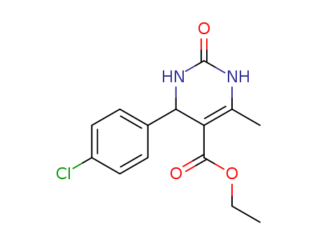 4-(4-Chloro-phenyl)-6-methyl-2-oxo-1,2,3,4-tetrahydro-pyrimidine-5-carboxylic acid ethyl ester