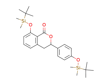 8-(tert-Butyl-dimethyl-silanyloxy)-3-[4-(tert-butyl-dimethyl-silanyloxy)-phenyl]-isochroman-1-one