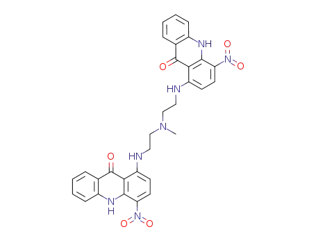 1,1'-<(methylimino)bis(2,1-ethanediylimino)>bis<4-nitro-9(10H)-acridinone>