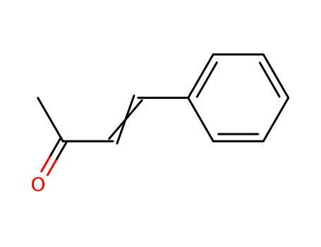 122-57-6,Benzalacetone,2-Butenone,4-phenyl- (2CI);Ketone, methyl styryl (7CI);1-Phenyl-1-buten-3-one;2-Phenylethenyl methyl ketone;2-Phenylvinyl methyl ketone;4-Phenyl-3-buten-2-one;4-Phenyl-3-butene-2-one;4-Phenylbutenone;Acetocinnamone;Methyl 2-phenylvinyl ketone;Methyl phenylvinyl ketone;Methyl styryl ketone;Methyl b-styryl ketone;NSC 5605;Styrylmethyl ketone;