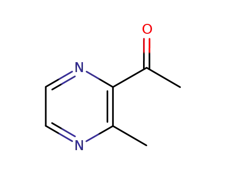 Molecular Structure of 23787-80-6 (2-Acetyl-3-methylpyrazine)