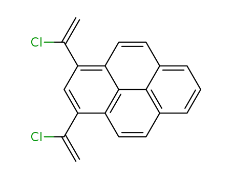Molecular Structure of 173678-71-2 (Pyrene, 1,3-bis(1-chloroethenyl)-)