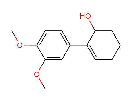 Molecular Structure of 189363-85-7 (2-Cyclohexen-1-ol, 2-(3,4-dimethoxyphenyl)-)