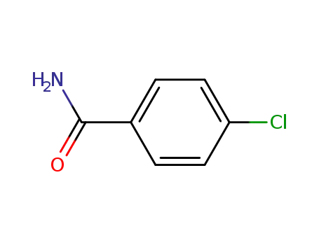 Molecular Structure of 619-56-7 (4-Chlorobenzamide)