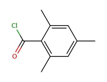 Molecular Structure of 938-18-1 (2,4,6-Trimethylbenzoyl chloride)