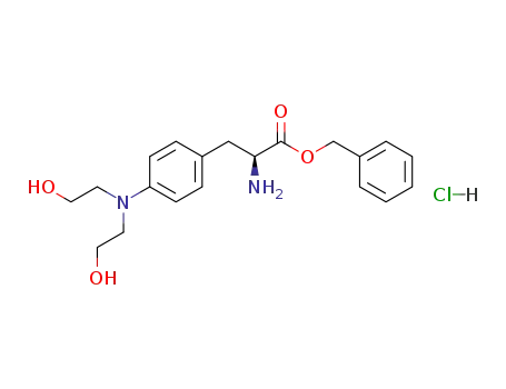 (S)-2-Amino-3-{4-[bis-(2-hydroxy-ethyl)-amino]-phenyl}-propionic acid benzyl ester; hydrochloride