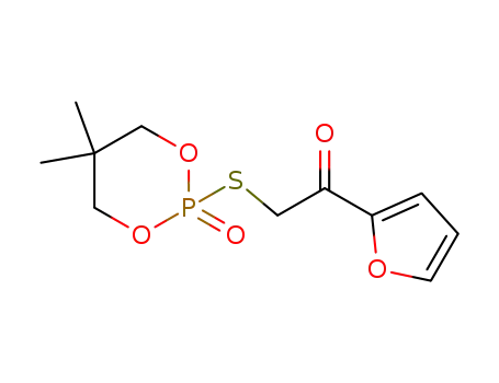 2-<(5,5-Dimethyl-2-oxido-1,3,2-dioxaphosphinan-2-yl)sulfanyl>-1-furan-2-ylethanone