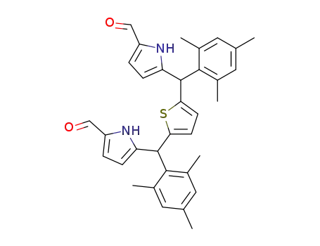 1,14-bisformyl-5,10-dimesityl-16-thiatripyrromethane